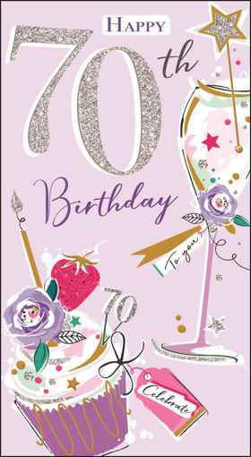 Picture of HAPPY 70TH BIRTHDAY CARD